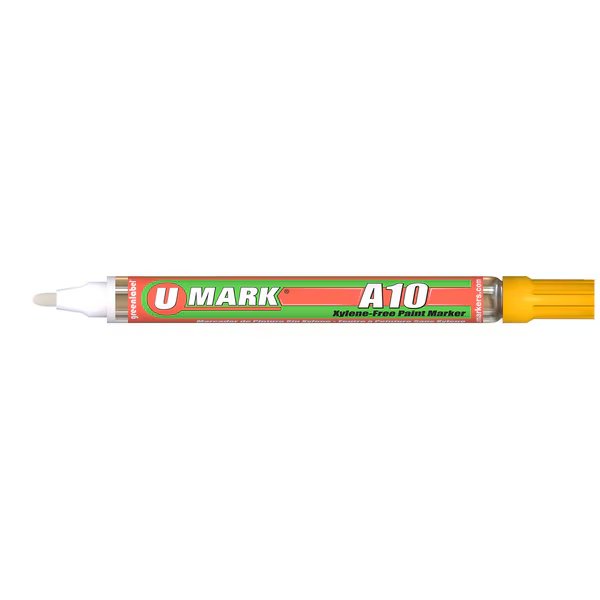 A10 Paint Marker Yellow 2mm 12/bx, U-Mark, Mfr#: 10106